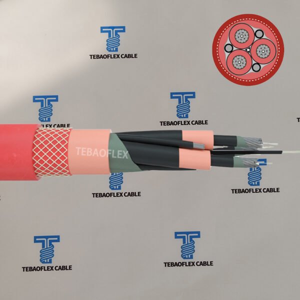 Anti-torsion polyester braid of (N)TSCGEWOEU MT PLUS cable between inner and outer sheath