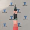 (N)TSCGEWOEU MT PLUS reduced weight medium voltage reeling cable on drum by TEBAOFLEX