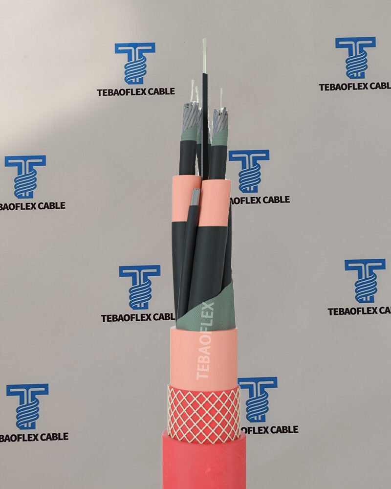 (N)TSCGEWOEU MT PLUS reduced weight medium voltage reeling cable on drum by TEBAOFLEX