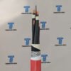 flexible-control-cable-ntscgewoeu (N)TSCGEWOEU EMV FC 3.6/6kV frequency converter cable on wooden drum by TEBAOFLEX