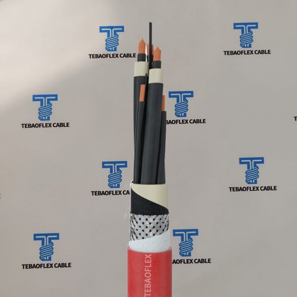 flexible-control-cable-ntscgewoeu (N)TSCGEWOEU EMV FC 3.6/6kV frequency converter cable on wooden drum by TEBAOFLEX