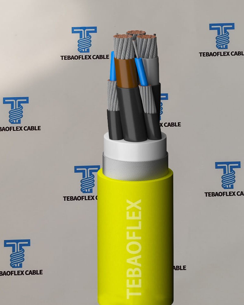 NSSHCGEOEU MV reeling cable with twin control pairs and monitoring conductors by TEBAOFLEX