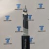 (N)TSCGEWOEU-TR medium voltage trailing cable with black 5GM5 sheath for open-pit mining by TEBAOFLEX